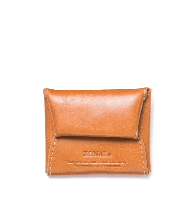 ZONALe RENZINA 31082 イタリアンレザーコインケース キャメル