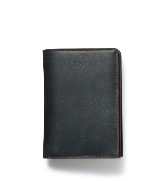 ZONALe GREY 31025 縦型二つ折り財布 ブラック